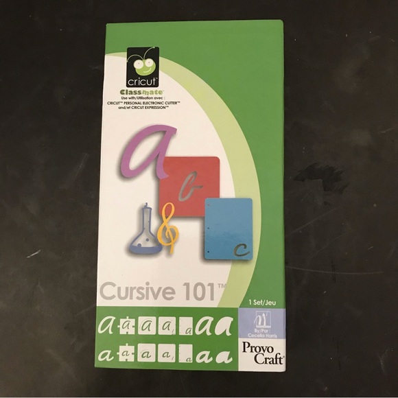 Cricut classmate Cursive 101 FONT - Picture 1 of 15